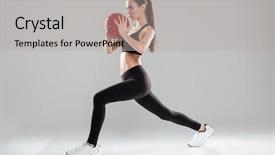  Presentation with exercise is medicine - Colorful PPT theme enhanced with med - full length of focused beautiful backdrop and a light gray colored foreground