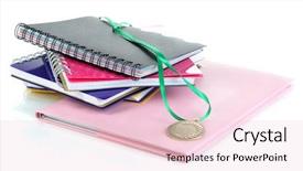  Presentation with medal - PPT layouts having steam engine - modern industrial power plant background and a light gray colored foreground.