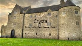  Presentation with ireland rivers - Slide deck featuring medevil - parkes castle in county leitrim background and a  colored foreground