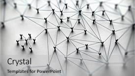  Presentation with abstract blue white - Audience pleasing theme consisting of media sns internet communication abstract backdrop and a light gray colored foreground