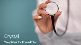  Presentation with dark - Presentation consisting of medial - female hand on dark background background and a ocean colored foreground