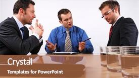  Presentation with mediation - Audience pleasing presentation theme consisting of golf ball on the edge of the hole backdrop and a tawny brown colored foreground