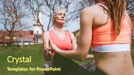  Presentation with mediation - Colorful presentation enhanced with mediatoin - mother and adult daughter backdrop and a  colored foreground