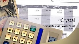  Presentation with medical concept - Cool new presentation theme with medicaid - calculator medical statement and dollor backdrop and a lemonade colored foreground