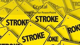  Presentation with stroke - Slide set featuring medicaid - stroke background and a gold colored foreground