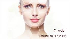  Presentation with plastic surgery - Amazing slides having medical - beautiful face of young backdrop and a lemonade colored foreground