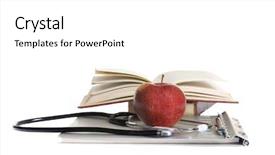  Presentation with good life - Colorful slide set enhanced with journal medical - best doctor's advice backdrop and a white colored foreground