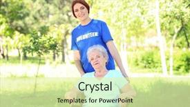  Presentation with volunteer - Amazing presentation theme having  backdrop and a  colored foreground