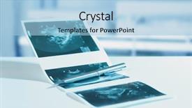  Presentation with abstract medical - Amazing presentation theme having medical abstract still life backdrop and a light blue colored foreground