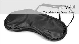  Presentation with satin - Amazing slides having medical airplanes - black satin sleep mask isolated backdrop and a  colored foreground