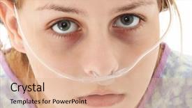  Presentation with airway - Cool new presentation theme with medical airway - ill american 16 year old backdrop and a coral colored foreground