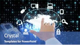  Presentation with medical hand - PPT layouts enhanced with medical alert - digital composite of close-up background and a teal colored foreground