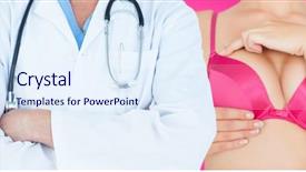  Presentation with calvary religious cross against - PPT theme consisting of medical alert - doctor standing arms crossed background and a sky blue colored foreground