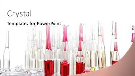  Presentation with medical - PPT layouts consisting of medical-ampoules-on-white-background background and a white colored foreground