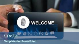  Presentation with blue line - Colorful theme enhanced with medical background with blue ecg backdrop and a ocean colored foreground