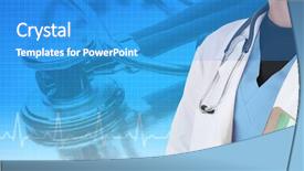  Presentation with medical evaluation of pediatrics - Theme with medical banner with and ekg background and a teal colored foreground