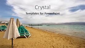  Presentation with israel - Colorful theme enhanced with medical-beach-on-the-dead backdrop and a  colored foreground