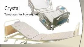  Presentation with medical - Cool new presentation theme with medical-bed-under-the-white backdrop and a white colored foreground