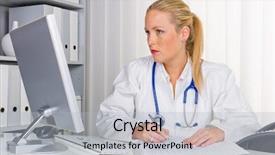  Presentation with health care violence - Slide set enhanced with concept of domestic violence background and a  colored foreground.