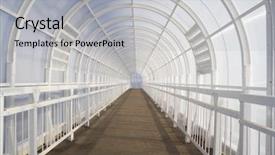  Presentation with medical business - Beautiful slides featuring medical business blue - not light at the end backdrop and a light gray colored foreground