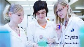  Presentation with chemistry - Audience pleasing presentation theme consisting of  backdrop and a  colored foreground