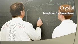  Presentation with teacher - Amazing PPT theme having  backdrop and a  colored foreground