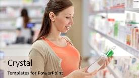  Presentation with medicine pregnant woman - Audience pleasing PPT theme consisting of pharmacia - pregnancy medicine pharmaceutics health care backdrop and a  colored foreground