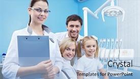  Presentation with work in clinic dental surgery - Audience pleasing PPT layouts consisting of club sandwiches in the plate from above on wooden background with blank space on left side backdrop and a tawny brown colored foreground