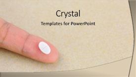  Presentation with anxiety - Colorful slides enhanced with medical depression medicatins - anti anxiety white pill medicine backdrop and a lemonade colored foreground