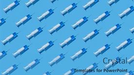  Presentation with pastel medical - Amazing PPT layouts having medical-diagonal-pattern-from-disposable backdrop and a light blue colored foreground