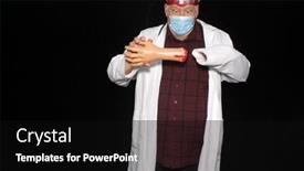  Presentation with emergency medical - Presentation consisting of medical-doctor-a-doctor background and a black colored foreground