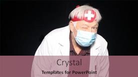  Presentation with evil - Theme with medical-doctor-an-evil-doctor background and a coral colored foreground