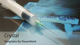  Presentation with medical kidney radiology - Slides featuring medical elements background and a light blue colored foreground