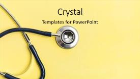  Presentation with yellow medical - Presentation theme consisting of space for your text medicine background and a blonde colored foreground