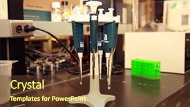  Presentation with laboratory equipment - Amazing presentation having medical equiptment - various pieces of equipment backdrop and a tawny brown colored foreground