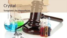  Presentation with forensic - PPT theme having medical ethics - concept of forensic medicine close background and a lemonade colored foreground