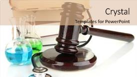  Presentation with forensic - PPT theme featuring medical ethics - concept of forensic medicine close background and a coral colored foreground