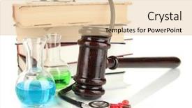  Presentation with forensic - PPT layouts having medical ethics - concept of forensic medicine close background and a lemonade colored foreground