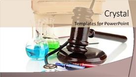  Presentation with medical ethics - Presentation theme consisting of medical ethics - concept of forensic medicine close background and a lemonade colored foreground