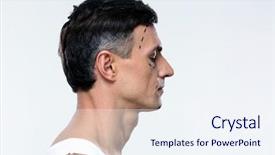  Presentation with trauma and plastic surgery - Audience pleasing theme consisting of medical face - side view portrait backdrop and a  colored foreground