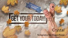  Presentation with old crumpled paper violence against women - Cool new slide deck with medical fall prevention - fingers posed as students backdrop and a  colored foreground