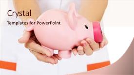  Presentation with nurse law elderly persons - Amazing presentation theme having medical fundraising - smile elderly female doctor backdrop and a  colored foreground