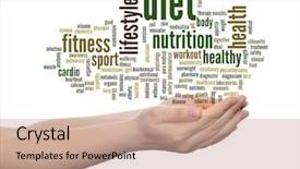  Presentation with abstract medical - Beautiful presentation theme featuring medical gym medicine sport heart backdrop and a  colored foreground