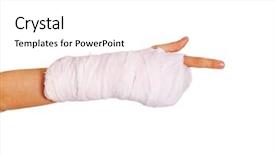  Presentation with medical healt - Presentation theme consisting of attractive young female online shopping owner wearing headphone looking at camera when she holding clipboard standing in front of stock goods preparing to confirm order background and a coral colored foreground.