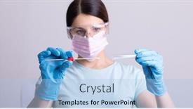  Presentation with rna - Amazing slide set having medical-healthcare-doctor-nurse-holding backdrop and a light blue colored foreground