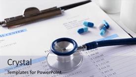  Presentation with workplace violence close up - Cool new theme with medical history - doctor workplace close up backdrop and a  colored foreground