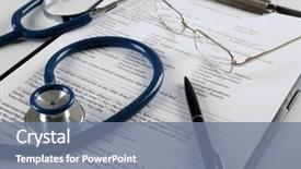  Presentation with workplace violence close up - Colorful slide deck enhanced with medical history - doctor workplace close up backdrop and a seafoam green colored foreground