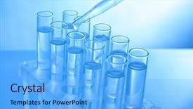  Presentation with medical instruments - Amazing presentation having medical instruments - close up of a pipette backdrop and a light blue colored foreground