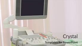  Presentation with doctor office - Slides with medical intensive care - interior of a doctor office background and a soft green colored foreground