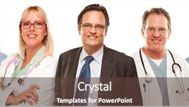  Presentation with nurses - Theme consisting of  background and a  colored foreground